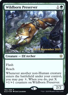 Wildborn Preserver #182 – Prerelease Cards (Rare)