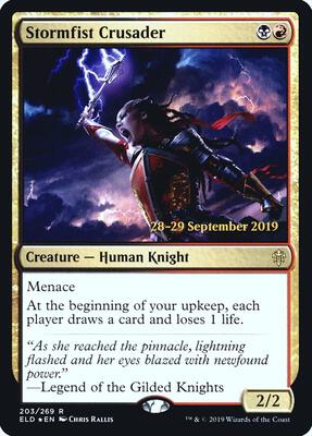 Stormfist Crusader #203 – Prerelease Cards (Rare)