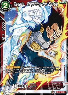 Vegeta, Preparing for Battle #EX07-02 — Expansion Deck Box Set 07: Magnificent Collection - Fusion Hero