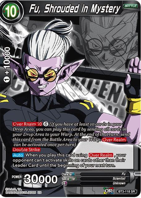 Fu, Shrouded in Mystery #BT3-118 — Expansion Deck Box Set 07: Magnificent Collection - Fusion Hero