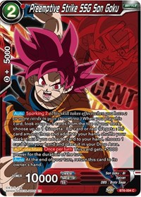 Preemptive Strike SSG Son Goku card art