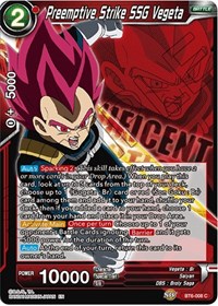 Preemptive Strike SSG Vegeta card art