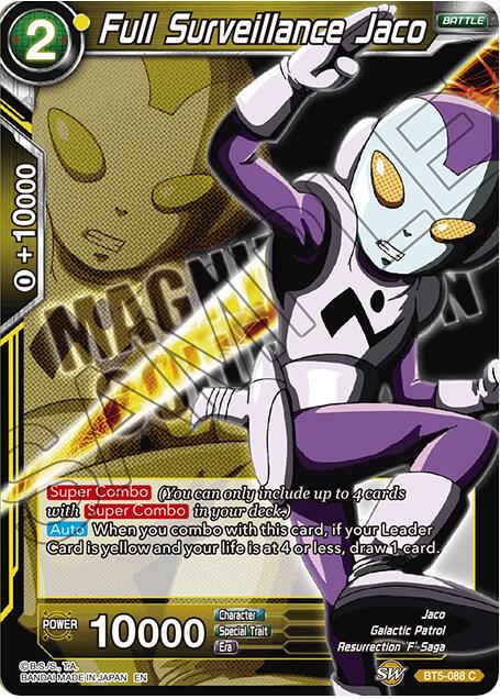 Full Surveillance Jaco #BT5-088 — Expansion Deck Box Set 08: Magnificent Collection - Forsaken Warrior