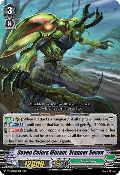 Seven Colors Mutant. Stagger Seven