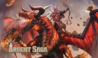Argent Saga TCG Rubber Playmat - Booster Dragon · Argent Saga Playmats