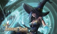 Argent Saga TCG Rubber Playmat - Hoenna, Immoral Conjurer · Argent Saga Playmats