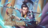 Argent Saga TCG Rubber Playmat - Liam, Traitor of Knights · Argent Saga Playmats