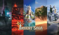 Argent Saga TCG Rubber Playmat - The Towers of Power · Argent Saga Playmats