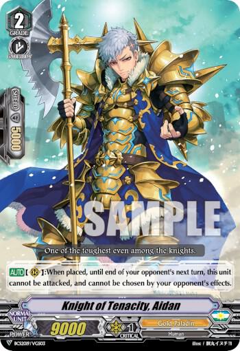 Knight of Tenacity, Aidan