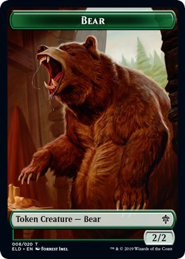 Bear // Food (017) Double-Sided Token
