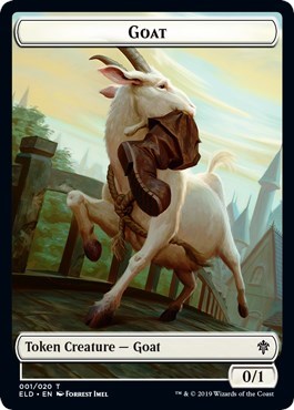 Goat // Food (015) Double-Sided Token