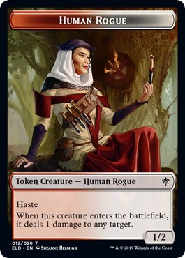 Human Rogue // Food (016) Double-Sided Token