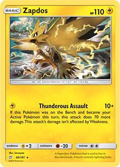Zapdos - 40/181 040/181