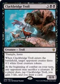 Clackbridge Troll - Promo Pack: Throne of Eldraine - Magic: The Gathering card