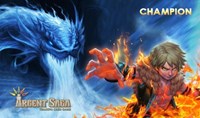 Argent Saga TCG Rubber Event Playmat - Eternal Rivals Champion (Re-Release Event · Argent Saga Playmats