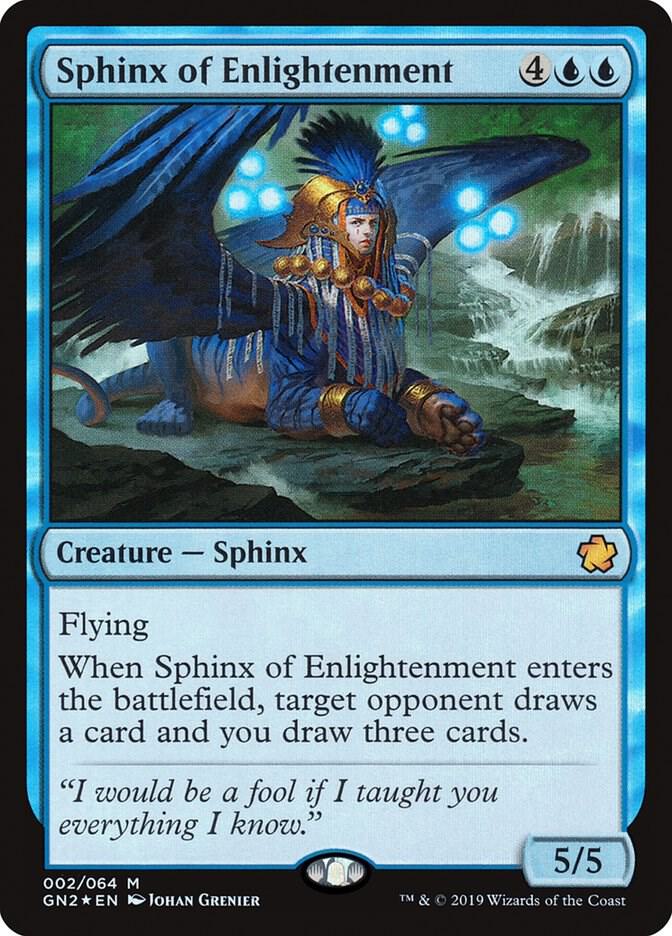 Sphinx of Enlightenment - Magic Game Night 2019 - Magic: The Gathering Sphinx of Enlightenment - Magic Game Night 2019 - Magic: The Gathering