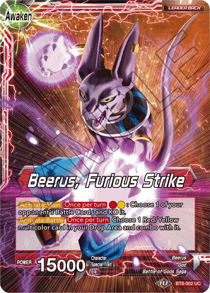 Beerus // Beerus, Furious Strike - Malicious Machinations - Dragon Ball  Super: Masters - TCGplayer.com