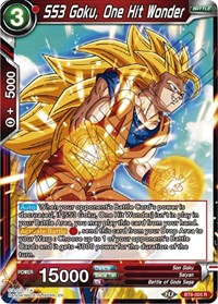 SS3 Goku, One Hit Wonder card art