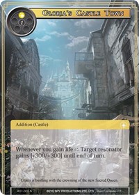 Gloria's Castle Town - Force of Will Alice Origin trading card