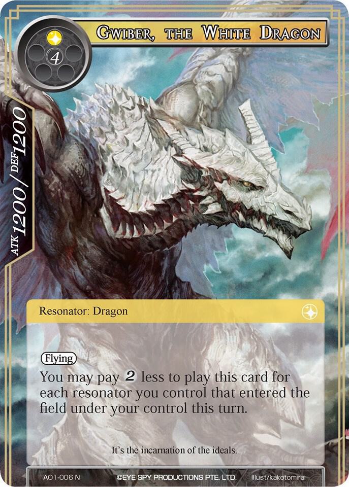 Gwiber, the White Dragon