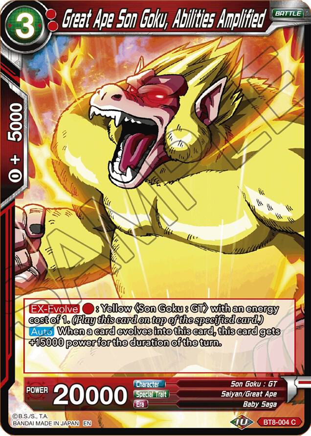 Great Ape Son Goku, Abilities Amplified #BT8-004 — Malicious Machinations