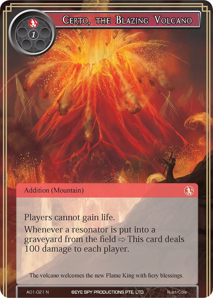 Certo, the Blazing Volcano