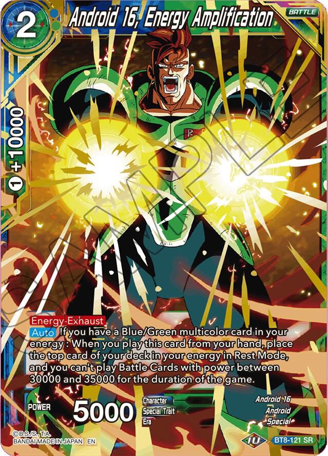 Android 16, Energy Amplification - Malicious Machinations - Dragon