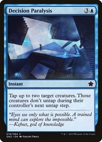 Decision Paralysis - Magic Game Night 2019 - Magic: The Gathering card
