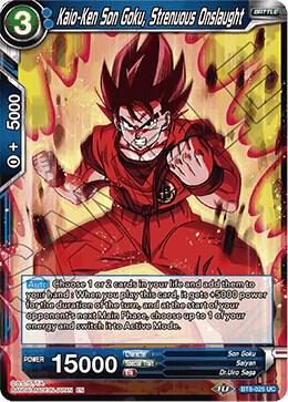 Kaio-Ken Son Goku, Strenuous Onslaught #BT8-025 — Malicious Machinations