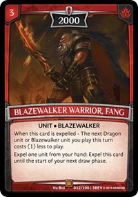 Blazewalker Warrior, Fang