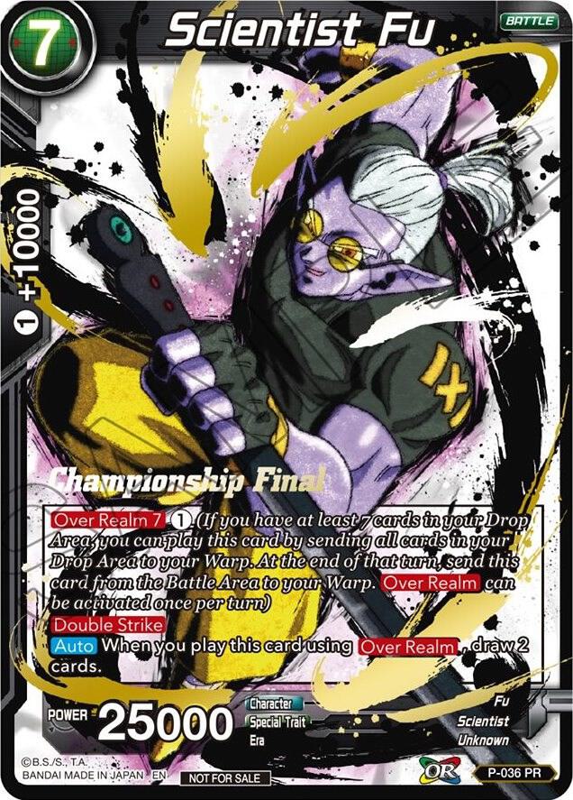 Scientist Fu (Championship Final 2019) #P-036 — Tournament Promotion Cards