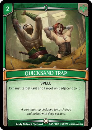 Quicksand Trap - Revelations - Argent Saga TCG - TCGplayer.com