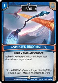 Animated Broomstick