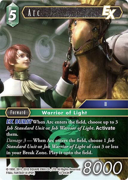 Arc EX - Opus X - Final Fantasy TCG - TCGplayer.com