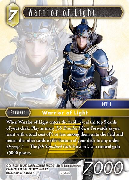 Warrior of Light - Opus X - Final Fantasy TCG - TCGplayer.com