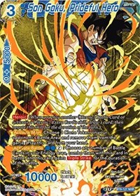 Son Goku, Prideful Hero card art