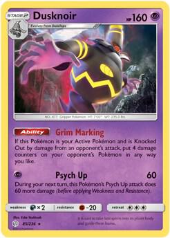 Dusknoir - 85/236 (Prerelease Kit Exclusive) 085/236 from Deck Exclusives