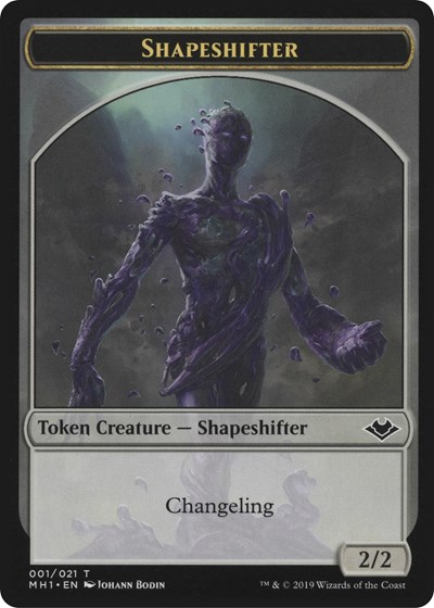 Shapeshifter Emblem Serra the Benevolent Double Sided Token