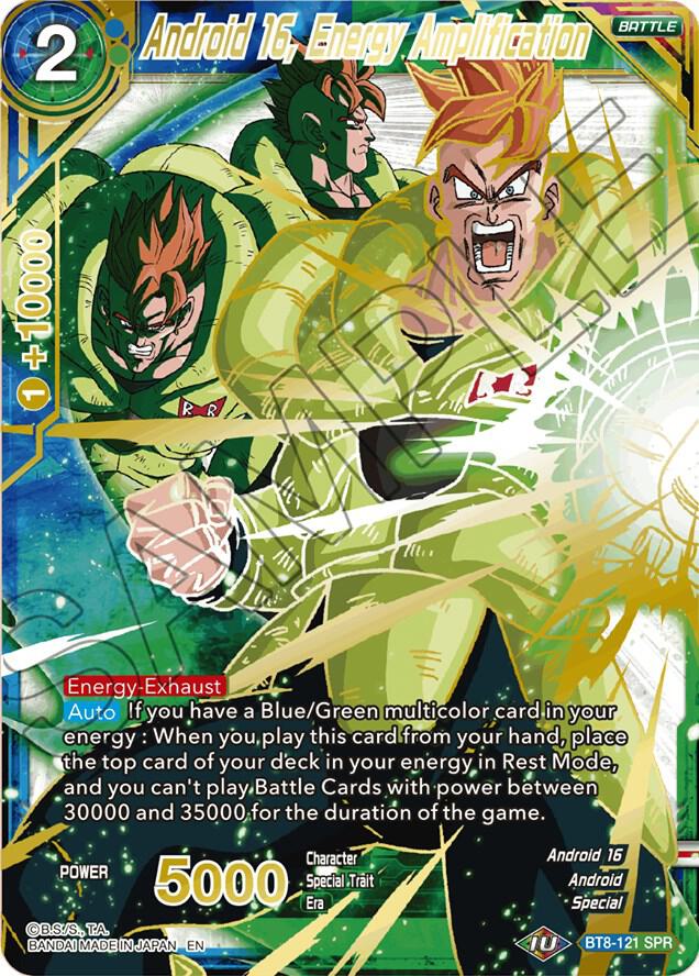 Android 16, Energy Amplification (SPR) - Malicious Machinations