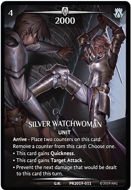 Silver Watchwoman (Full Art) - Argent Saga Promos - Argent Saga TCG