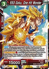 SS3 Goku, One Hit Wonder card art