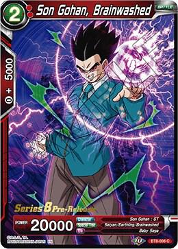 Son Gohan, Brainwashed #BT8-006_PR — Malicious Machinations Pre-Release Cards