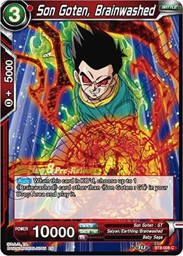 Son Goten, Brainwashed #BT8-008_PR — Malicious Machinations Pre-Release Cards