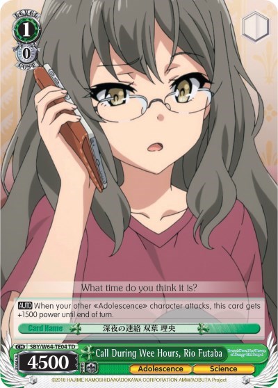 Call During Wee Hours, Rio Futaba