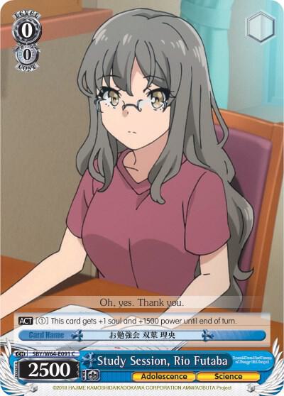 Study Session, Rio Futaba