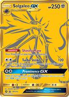 pokemon card solgaleo gx gold Promo SM104a (cgc Colorless Turbo Strike (120) Attach 2 basic Energy cards from your discard pile to 1 of your Benched Pokémon Solgaleo GX (89/149) [Sun &