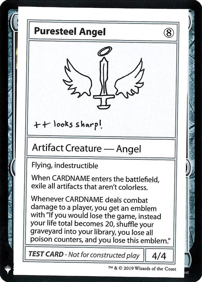 初版mtg Puresteel  Angel　ミステリーブースター　テストカード Puresteel Angel - Mystery Booster: Convention Edition