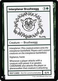 Interplanar Brushwagg - Mystery Booster: Convention Edition Exclusives - Magic: The Gathering card