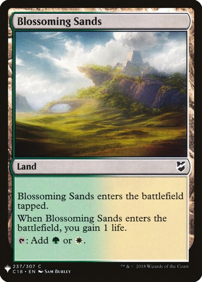 Blossoming Sands #C18-237 — The List