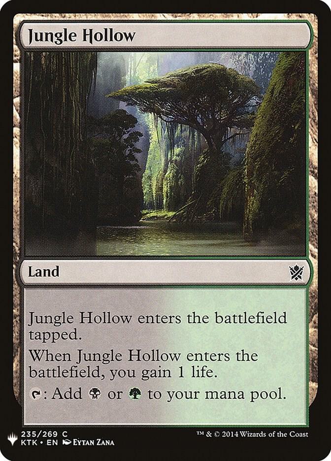 Jungle Hollow #KTK-235 — The List